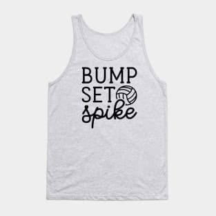 Bump Set Spike Volleyball Girls Boys Cute Funny Tank Top